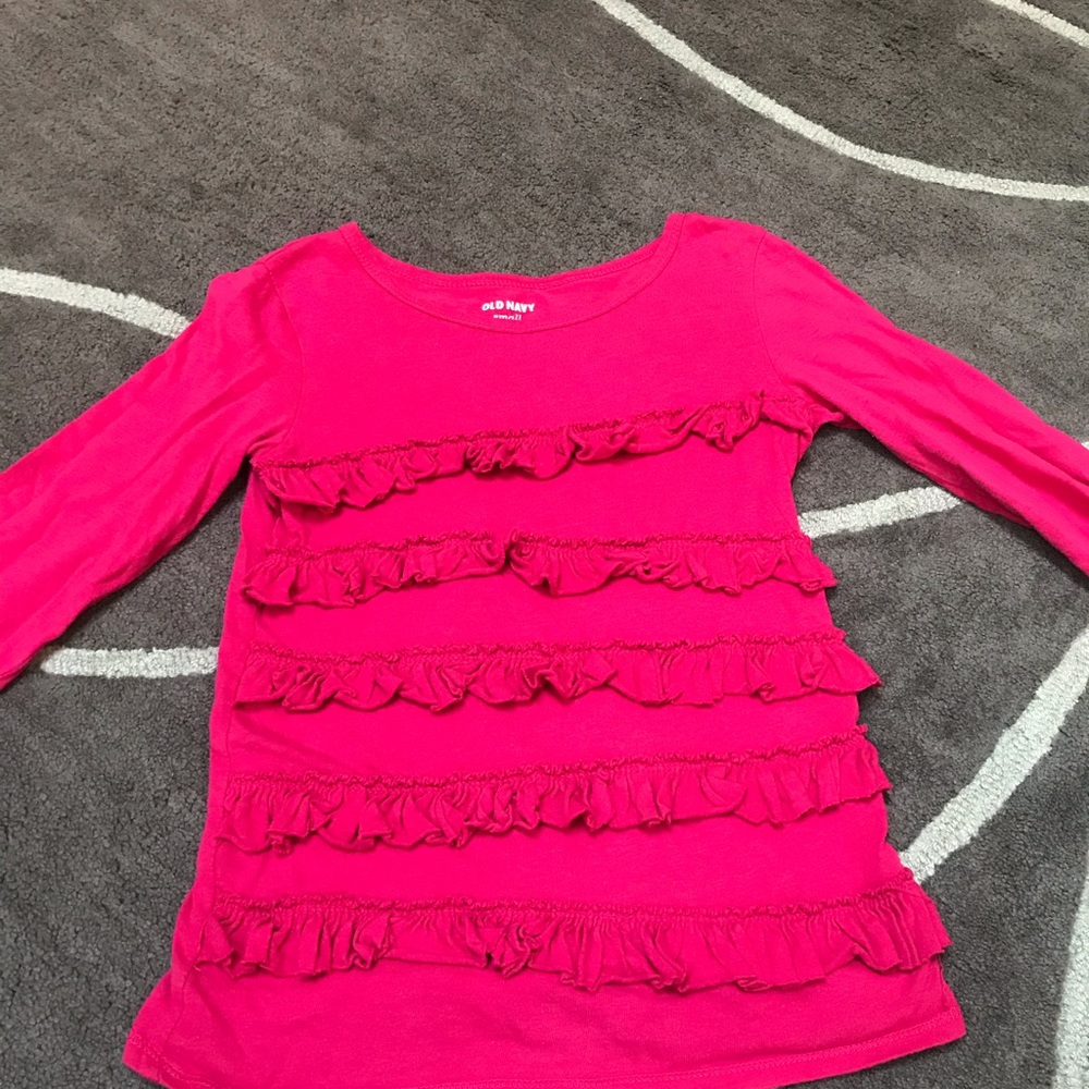 Pink long sleeve shirt